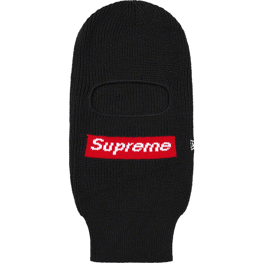 Details on New Era Box Logo Balaclava Black from fall winter
                                                    2021 (Price is $58)