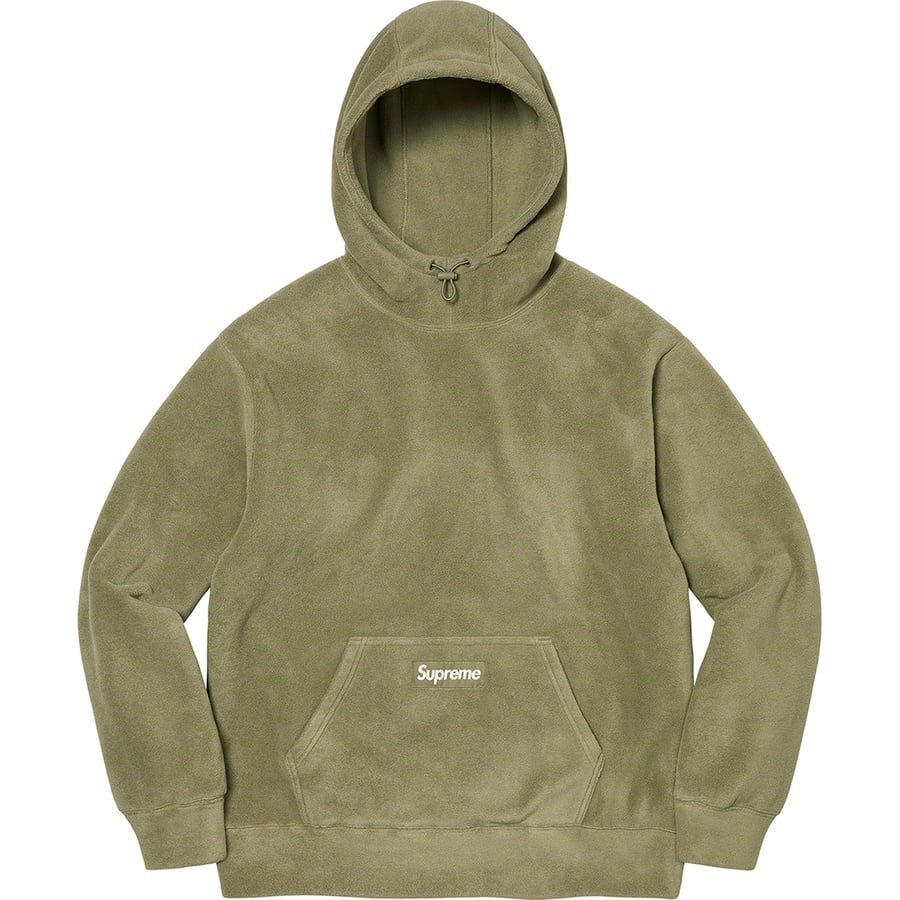 Details on Polartec Hooded Sweatshirt Light Olive from fall winter 2021 (Price is $148)