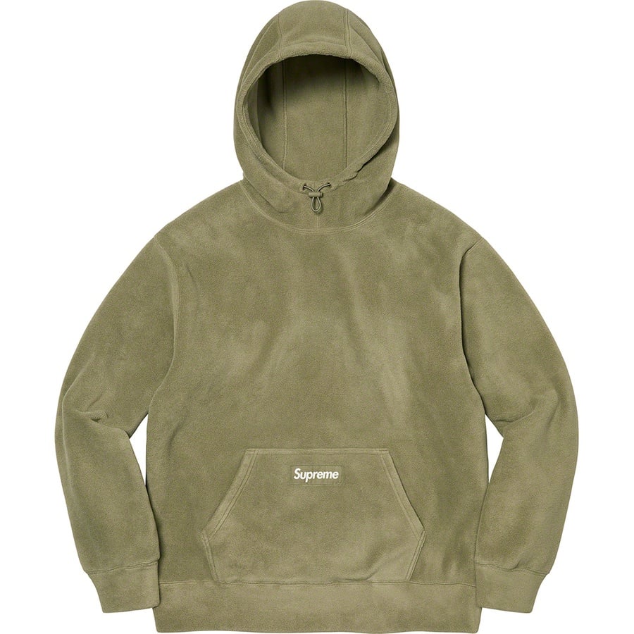 Details on Polartec Hooded Sweatshirt Light Olive from fall winter
                                                    2021 (Price is $148)