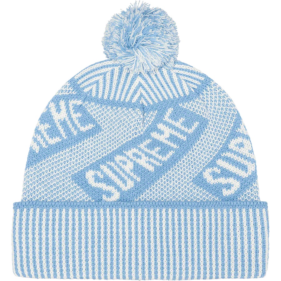 Details on Banner Beanie Light Blue from fall winter
                                                    2021 (Price is $38)