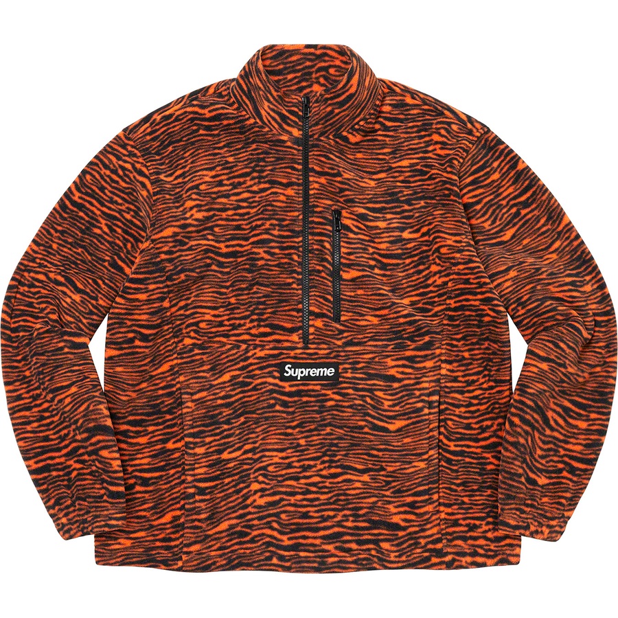 Details on Polartec Half Zip Pullover Tiger from fall winter
                                                    2021 (Price is $138)