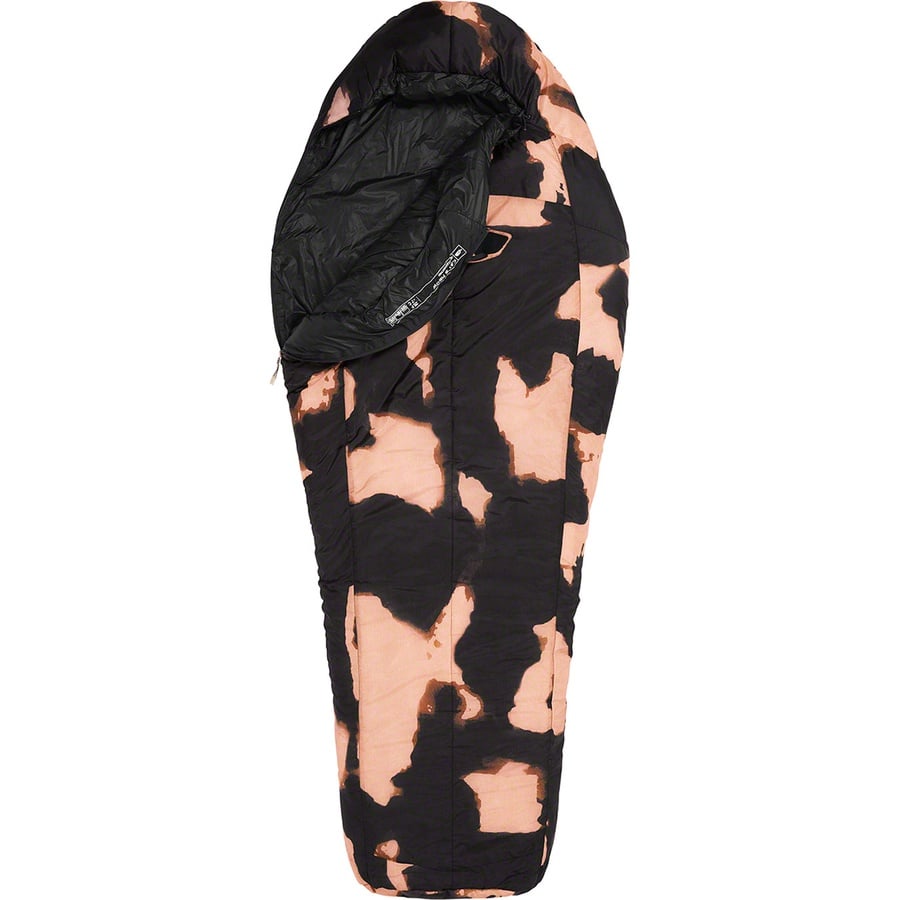 Details on Supreme The North Face Bleached Denim Print Sleeping Bag Black from fall winter
                                                    2021 (Price is $298)