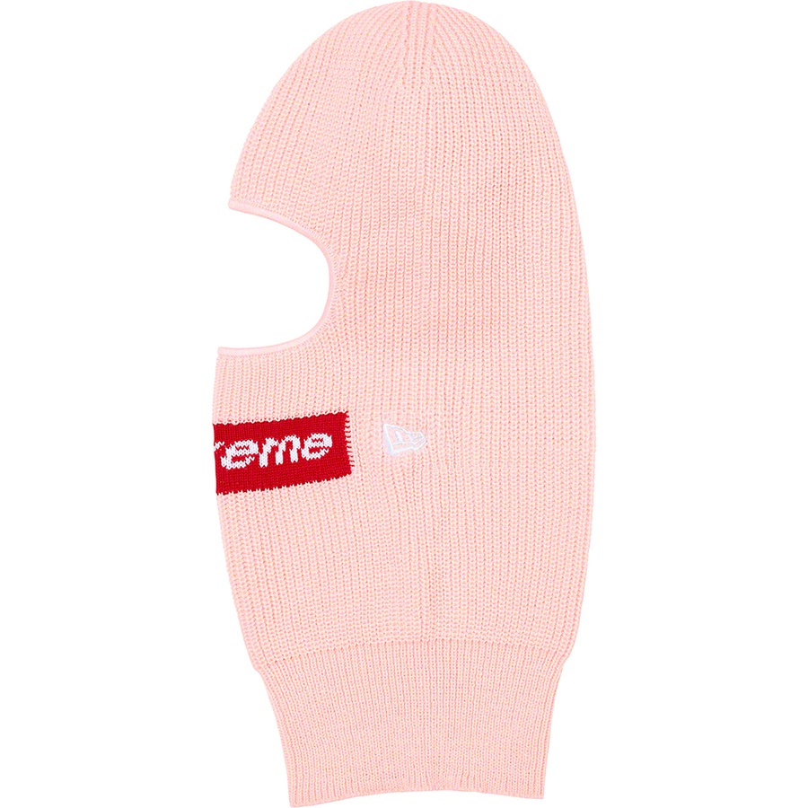 Details on New Era Box Logo Balaclava Pink from fall winter
                                                    2021 (Price is $58)