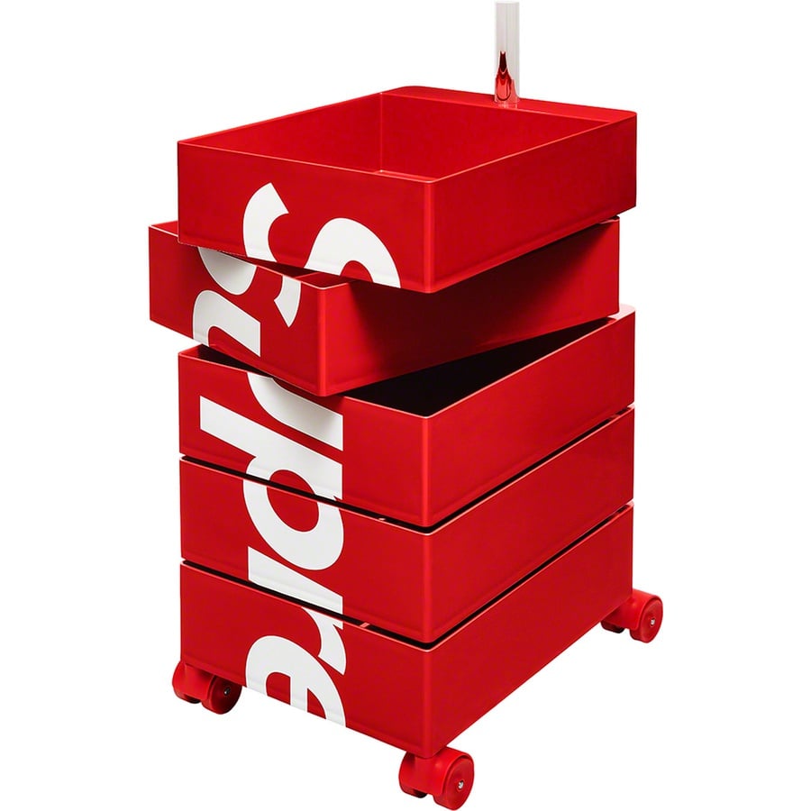 Details on Supreme Magis 5 Drawer 360 Container Red from fall winter 2021 (Price is $748)