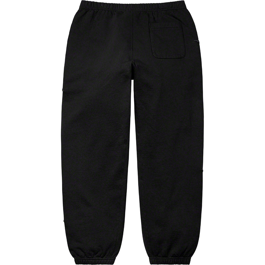 Details on Raised Embroidery Sweatpant Black from fall winter
                                                    2021 (Price is $148)