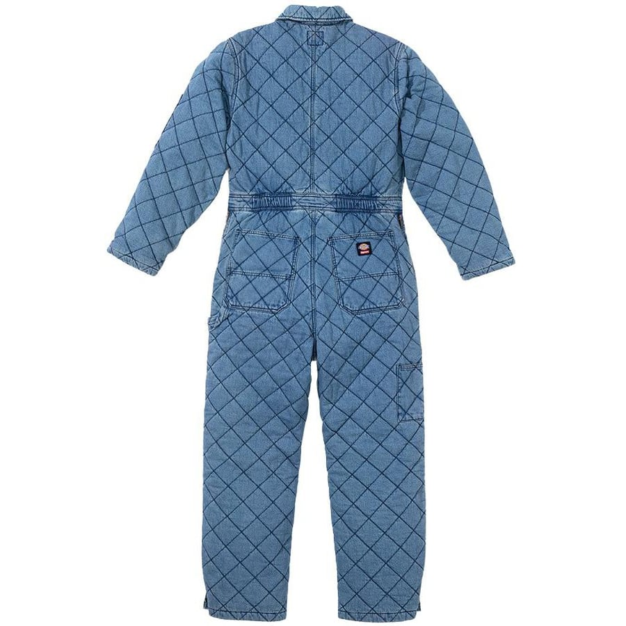 Details on Supreme Dickies Quilted Coverall  from fall winter
                                                    2021 (Price is $228)