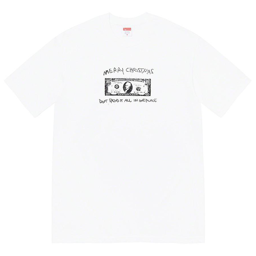 Supreme Spend It Tee releasing on Week 18 for fall winter 2021