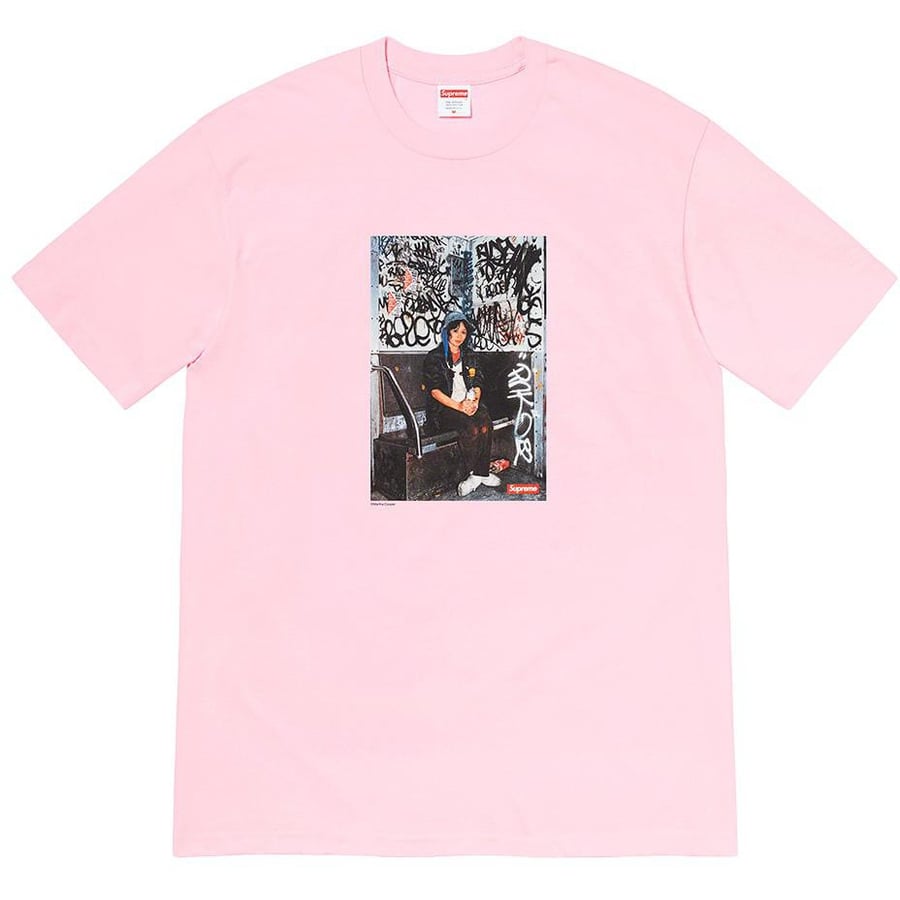 Details on Lady Pink Supreme Tee from fall winter 2021 (Price is $44)