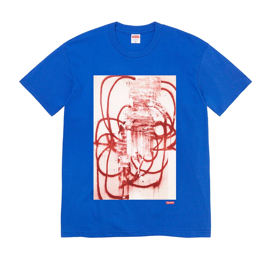 Details on Christopher Wool Supreme 2001 Tee from fall winter 2021 (Price is $48)