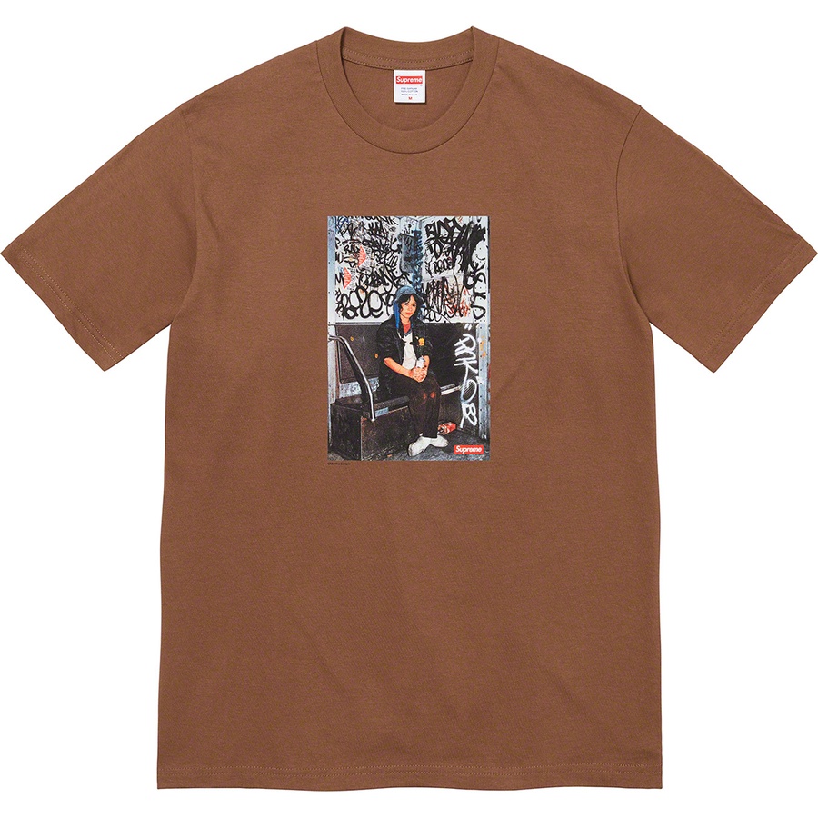 Details on Lady Pink Supreme Tee Brown from fall winter 2021 (Price is $44)