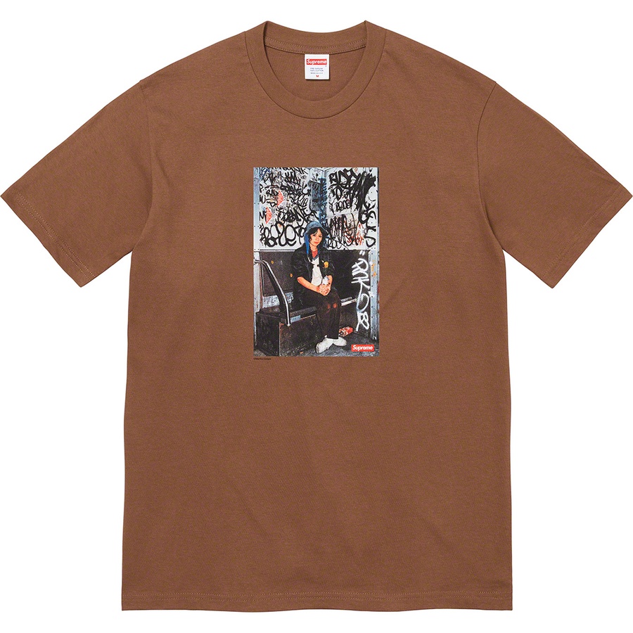 Details on Lady Pink Supreme Tee Brown from fall winter
                                                    2021 (Price is $44)