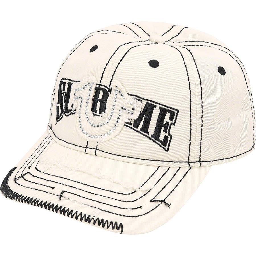 Details on Supreme True Religion 6-Panel White from fall winter
                                                    2021 (Price is $78)