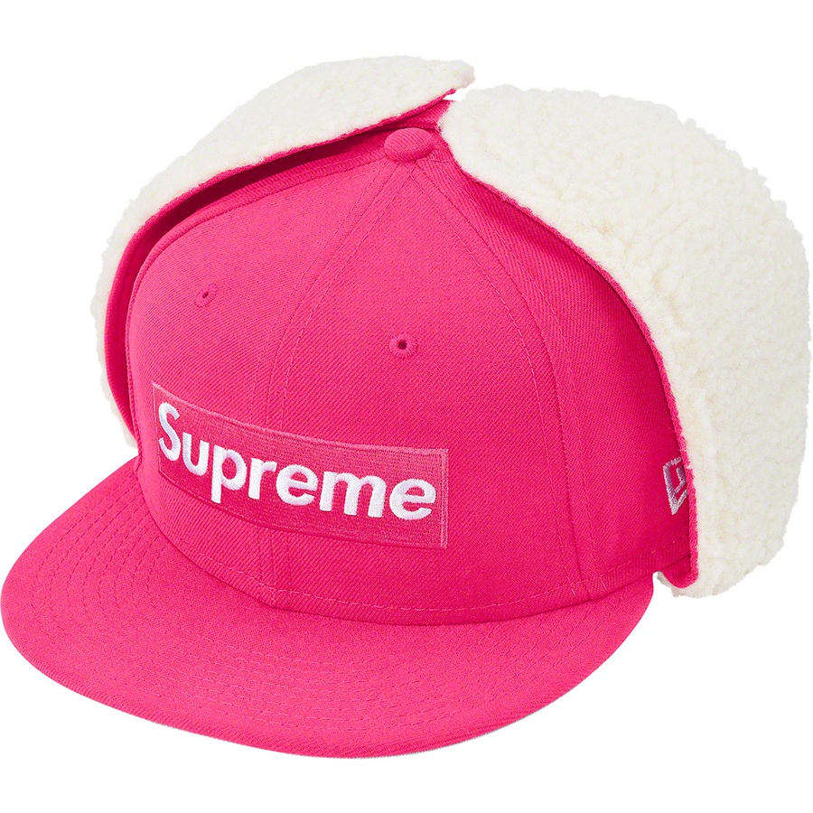 Details on Earflap Box Logo New Era Pink from fall winter
                                                    2021 (Price is $68)