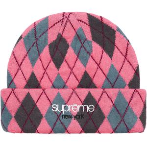 Argyle Cashmere Beanie - fall winter 2021 - Supreme