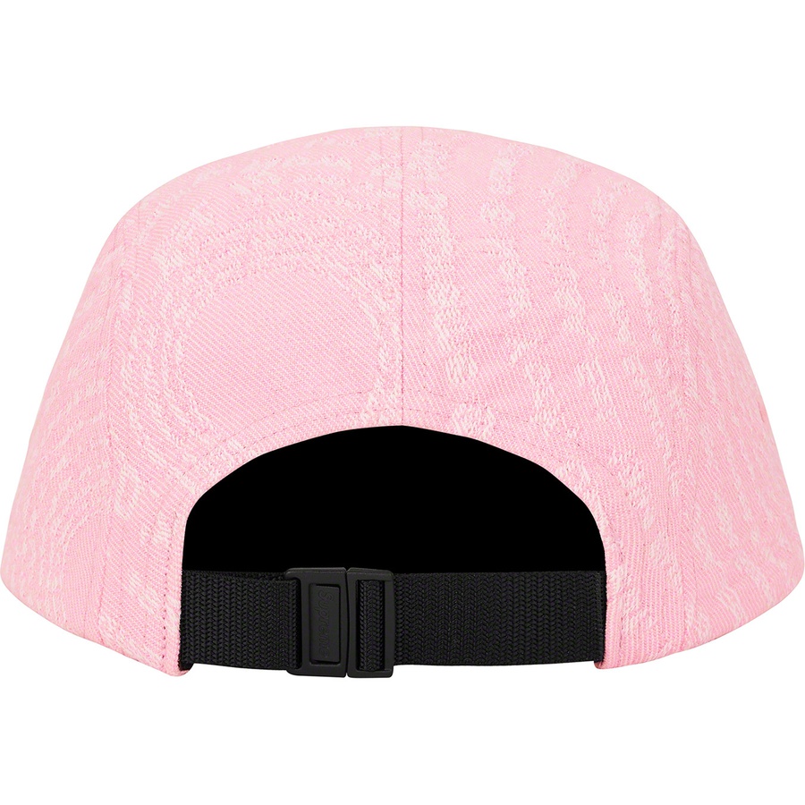 Details on Circles Jacquard Denim Camp Cap Pink from fall winter
                                                    2021 (Price is $48)