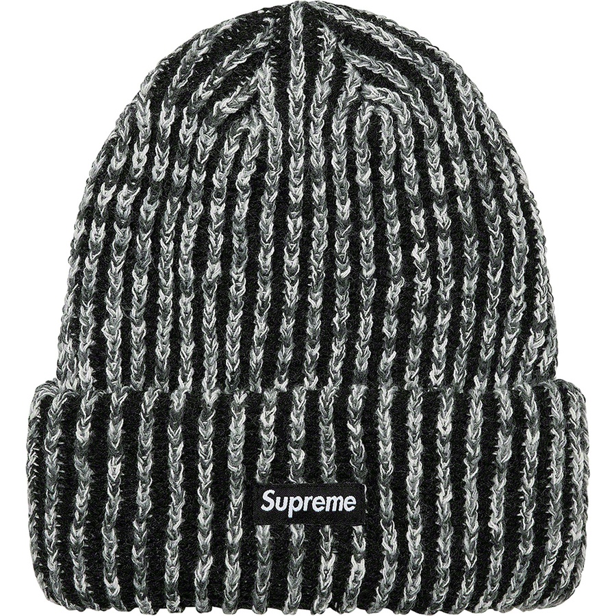 Details on Rainbow Knit Loose Gauge Beanie Black from fall winter
                                                    2021 (Price is $38)