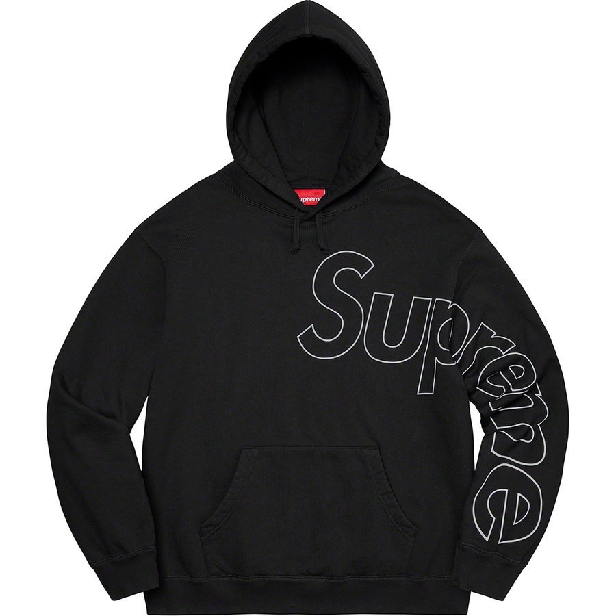 Details on Reflective Hooded Sweatshirt Black from fall winter 2021 (Price is $158)