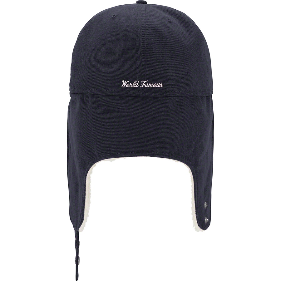 Details on Earflap Box Logo New Era Navy from fall winter
                                                    2021 (Price is $68)