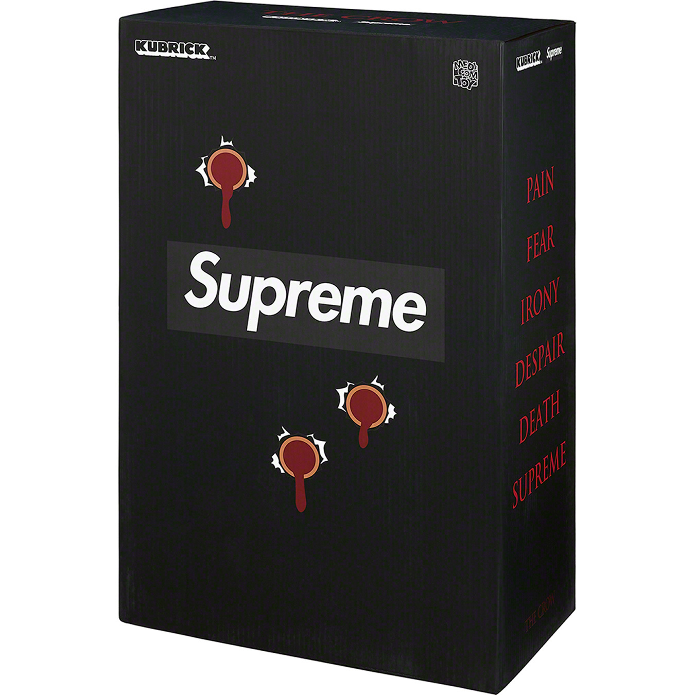 Supreme x The Crow Kubrick Bearbrick 1000% Medicom Be@rbrick IN