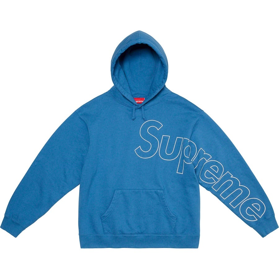 royal blue supreme hoodie