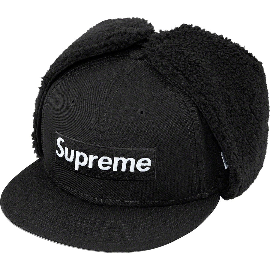 Details on Earflap Box Logo New Era Black from fall winter
                                                    2021 (Price is $68)