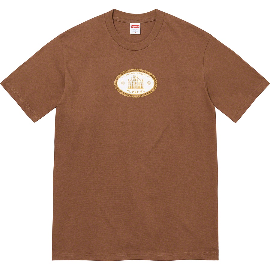 Details on Experientia Tee Brown from fall winter 2021 (Price is $38)