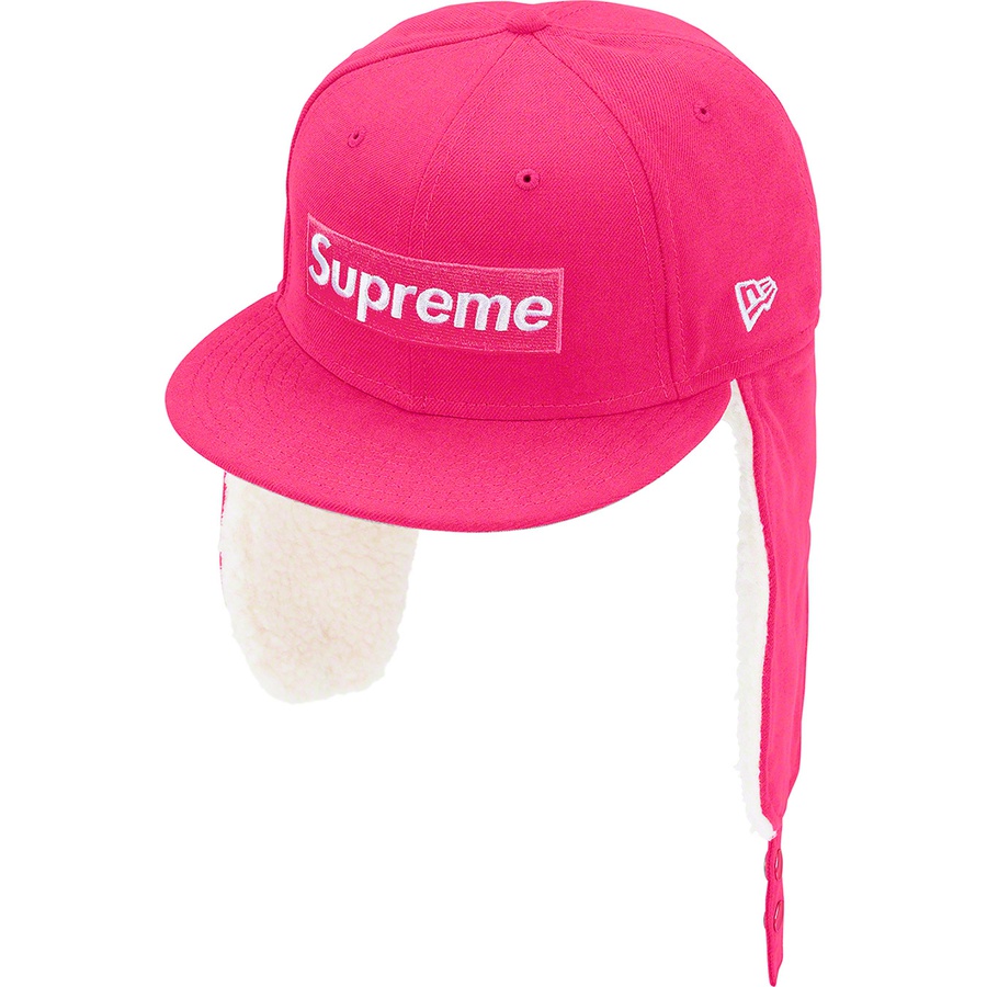 Details on Earflap Box Logo New Era Pink from fall winter
                                                    2021 (Price is $68)