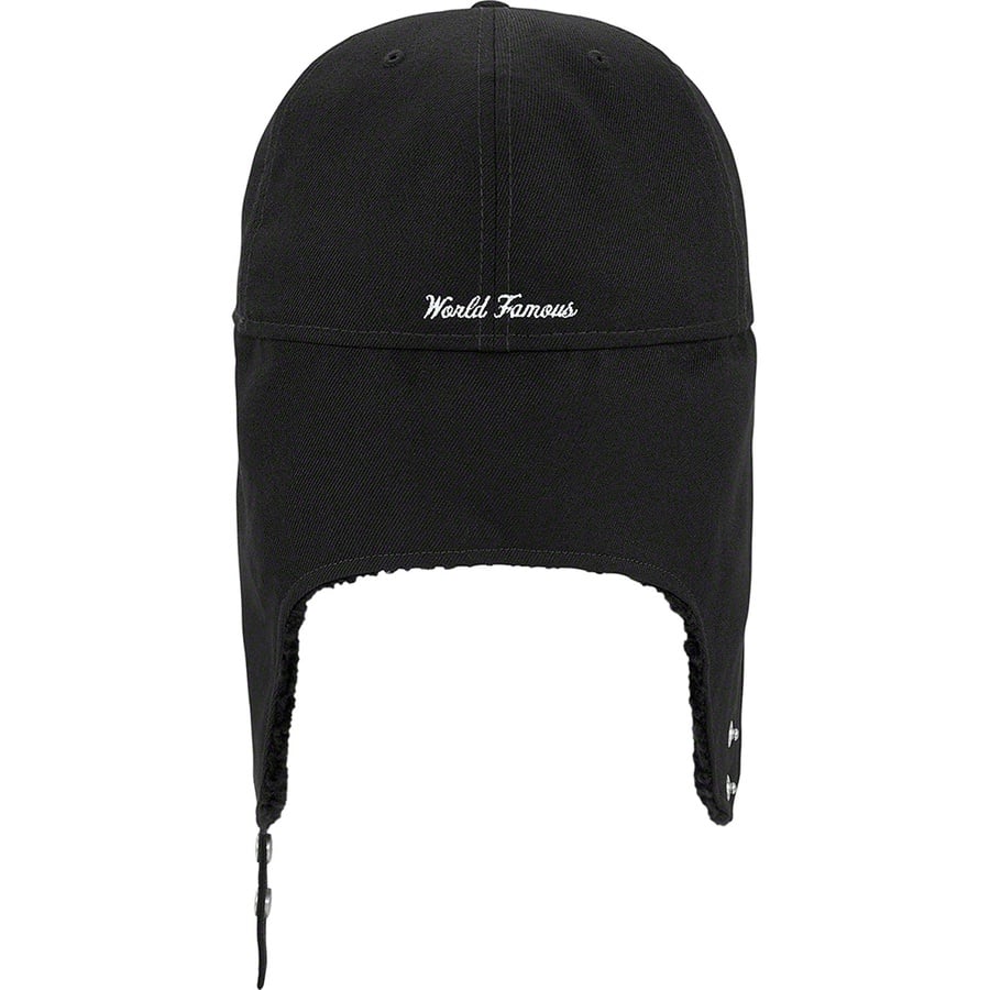 Details on Earflap Box Logo New Era Black from fall winter
                                                    2021 (Price is $68)