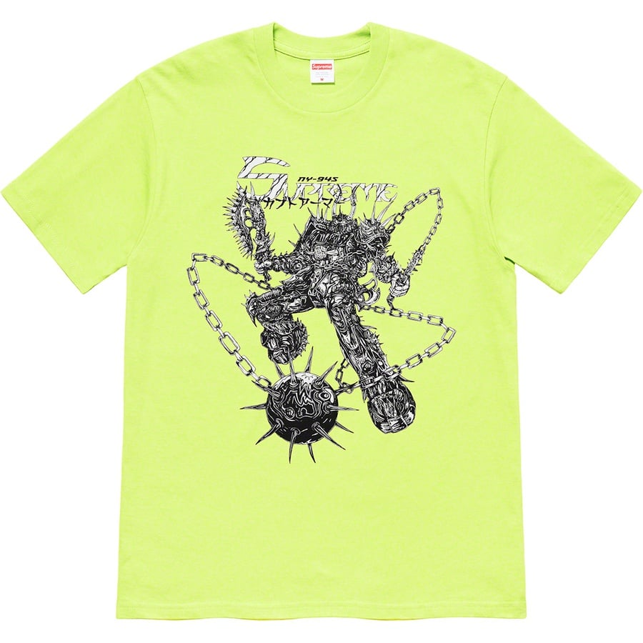 Details on Spikes Tee Neon Green from fall winter
                                                    2021 (Price is $38)