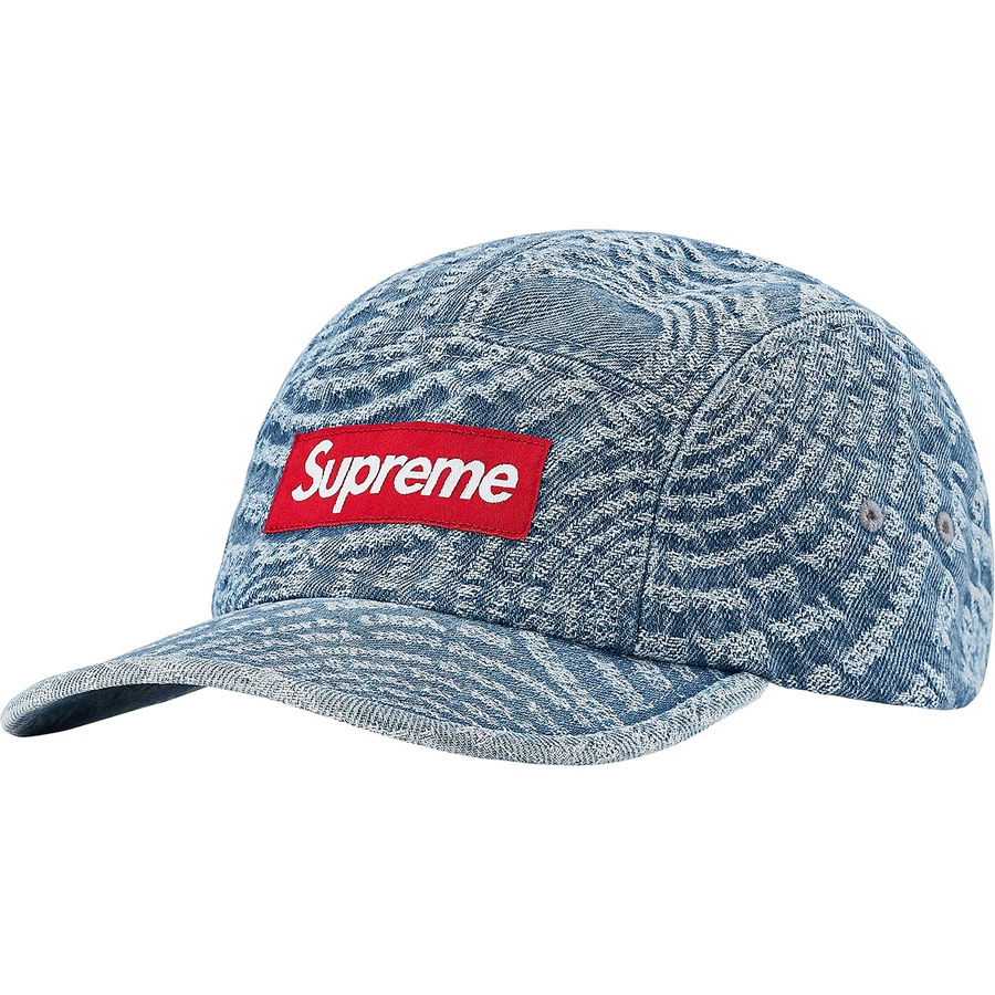 Details on Circles Jacquard Denim Camp Cap Blue from fall winter
                                                    2021 (Price is $48)