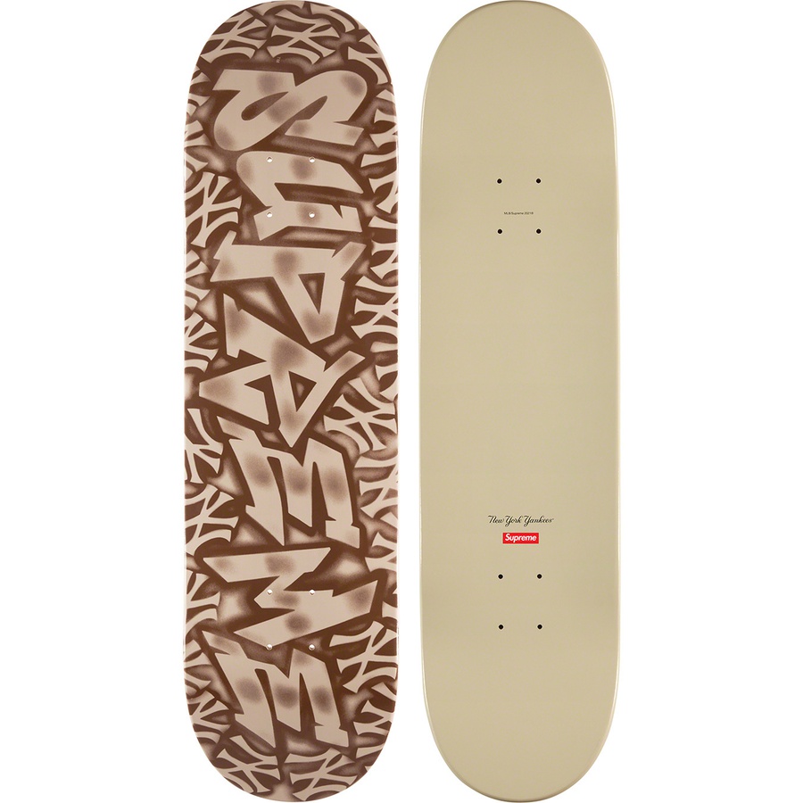 Details on Supreme New York Yankees™ Airbrush Skateboard Clay - 8.375" x 32.125" from fall winter
                                                    2021 (Price is $68)