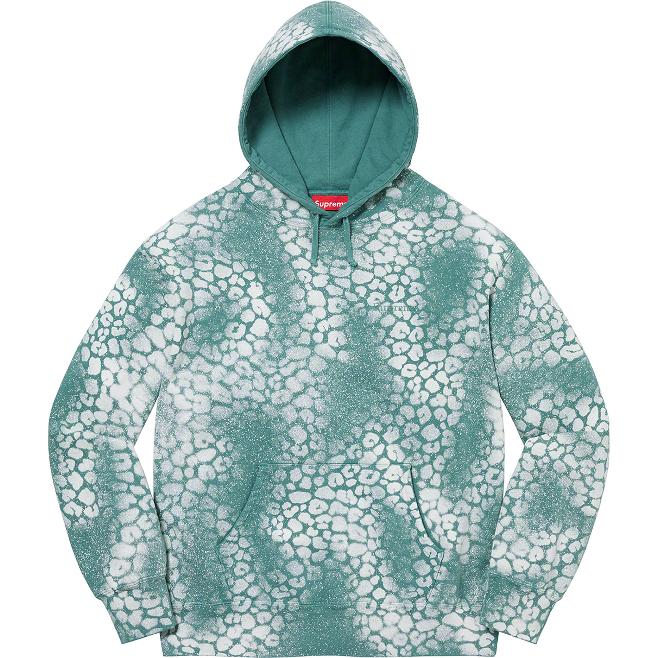 supreme Bleached Leopard Hooded m