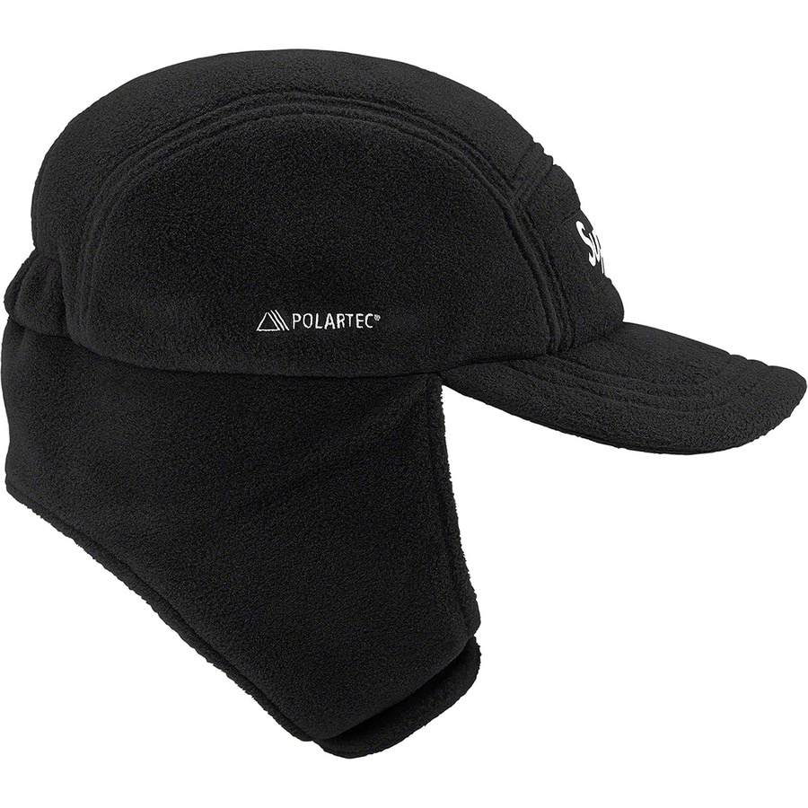 Details on Polartec Earflap Camp Cap Black from fall winter
                                                    2021 (Price is $58)