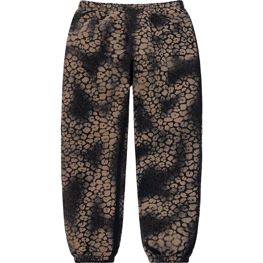 Details on Bleached Leopard Sweatpant Black from fall winter
                                                    2021 (Price is $188)