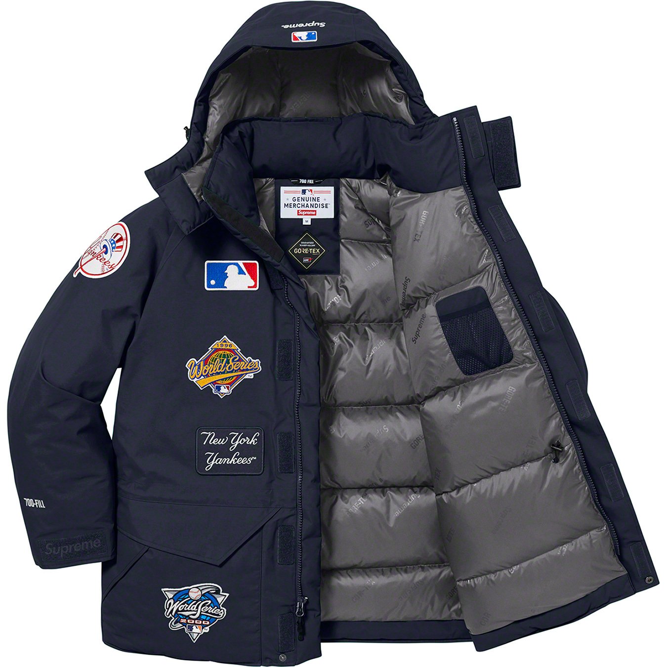 Supreme/New York Yankees GORE-TEX 700-Fill Down Jacket XL 新品 - icaten