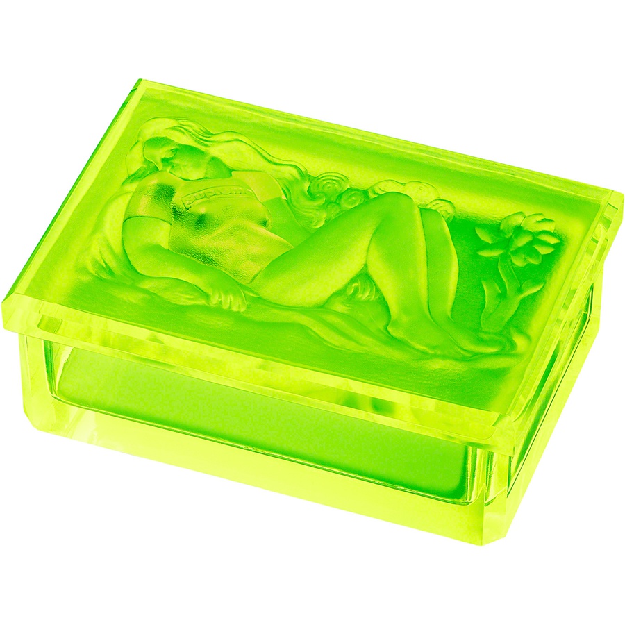 Details on Supreme Halama Crystal Box Uranium from fall winter
                                                    2021 (Price is $238)