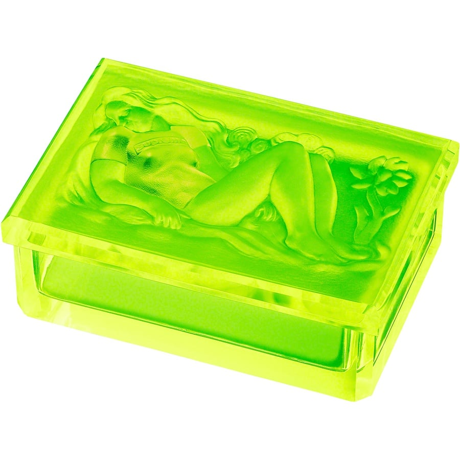 Details on Supreme Halama Crystal Box Uranium from fall winter
                                                    2021 (Price is $238)