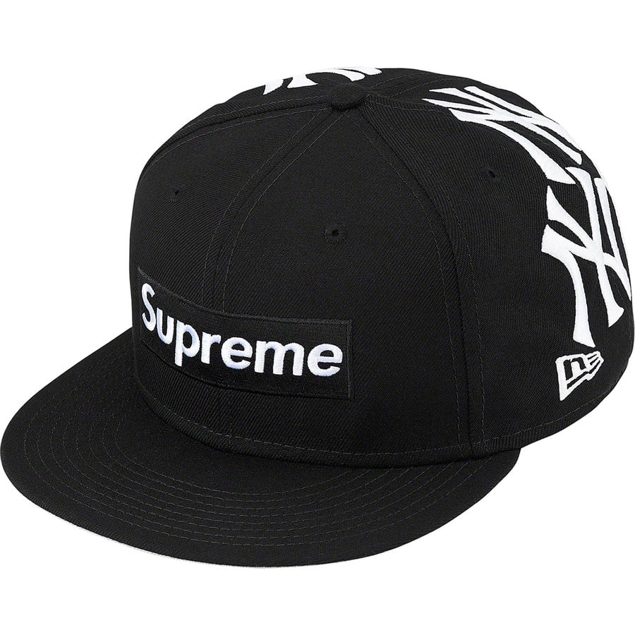 Details on Supreme New York Yankees™ Box Logo New Era Black from fall winter
                                                    2021 (Price is $68)