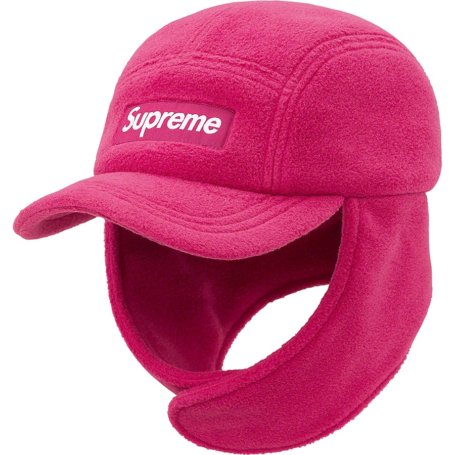 Details on Polartec Earflap Camp Cap Magenta from fall winter
                                                    2021 (Price is $58)