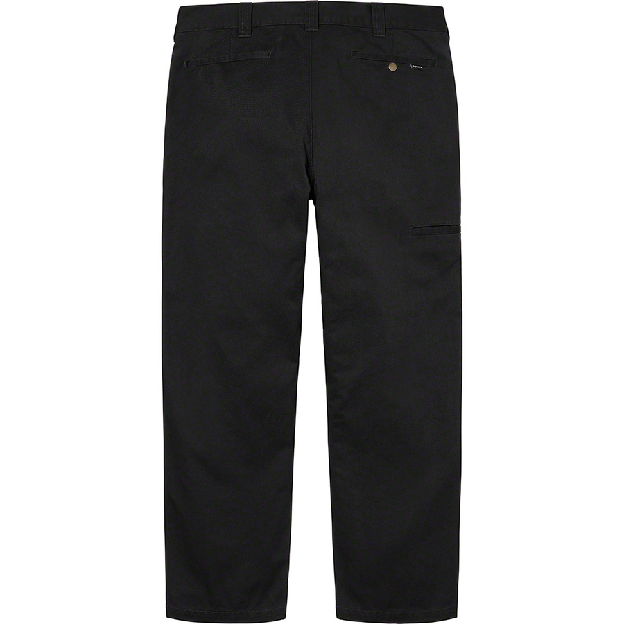 Supreme Work Pant (SS22) - Black - $128