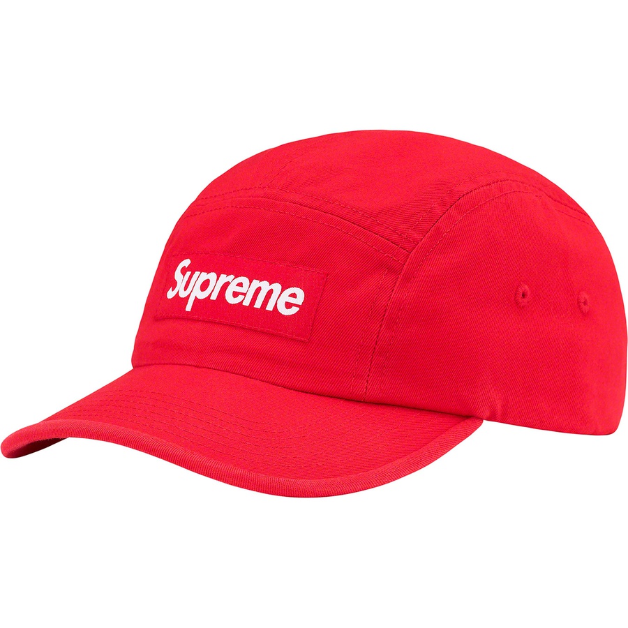 Details on Washed Chino Twill Camp Cap Red from spring summer
                                                    2022 (Price is $48)