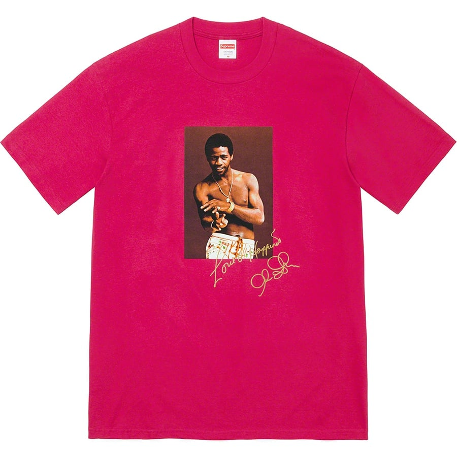 Details on Al Green Tee Magenta from spring summer 2022 (Price is $48)
