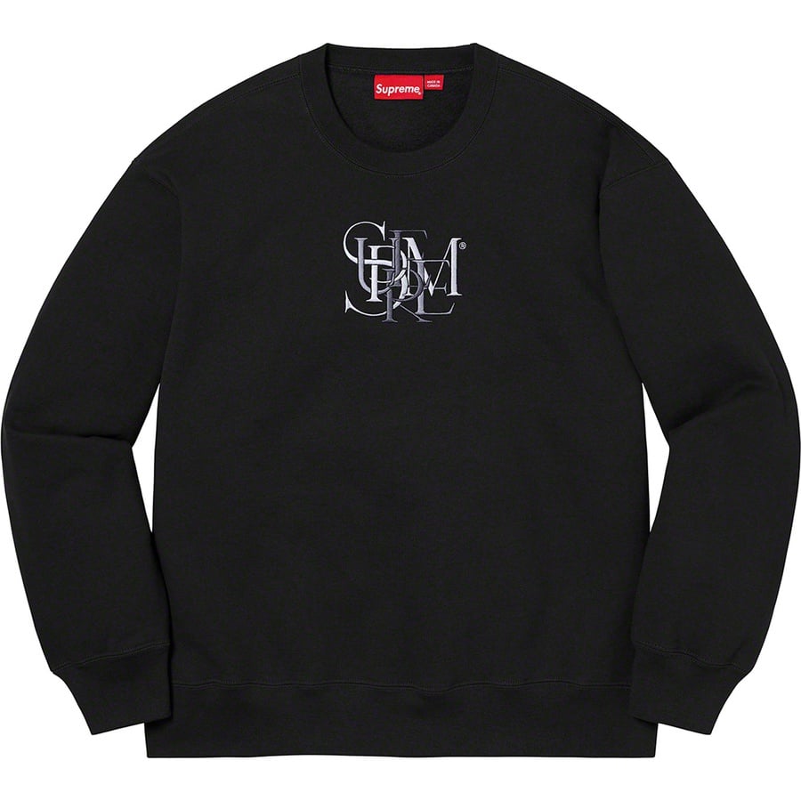 Details on Overlap Crewneck Black from spring summer
                                                    2022 (Price is $148)