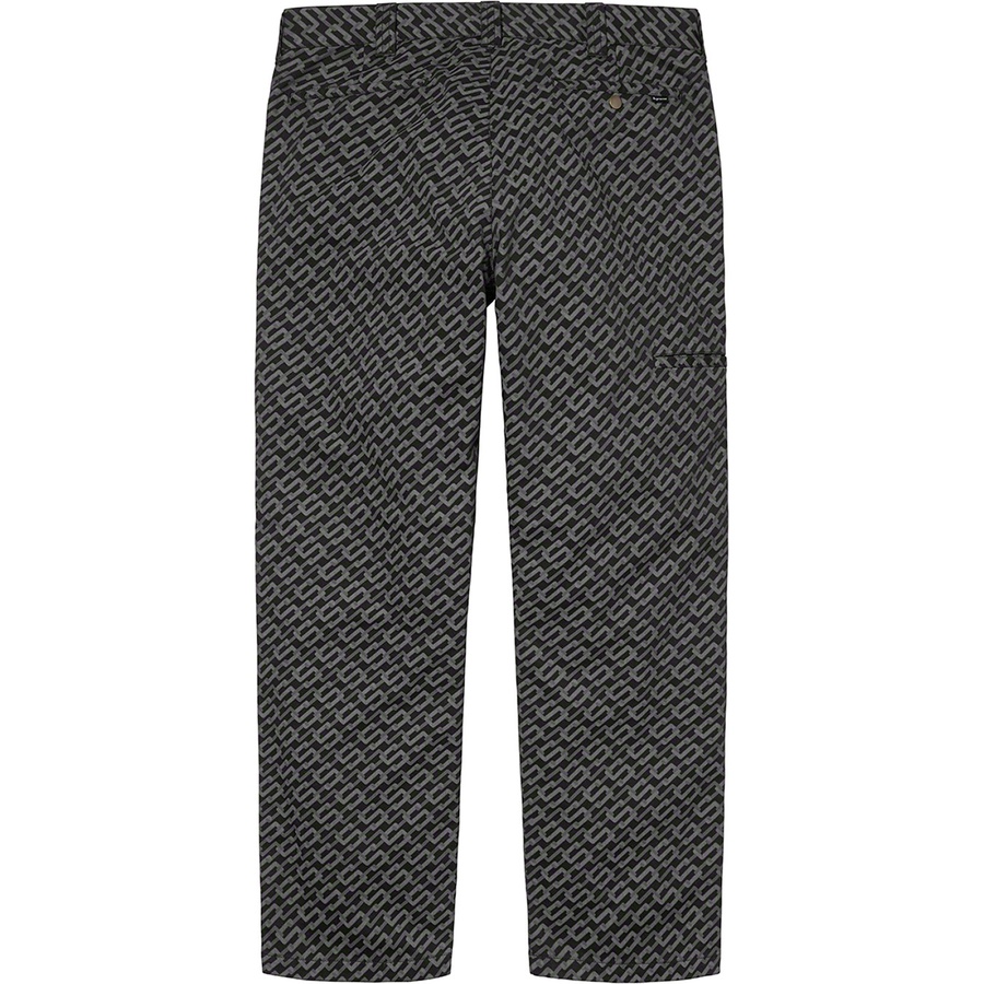 Details on Work Pant Black Monogram from spring summer 2022 (Price is $128)