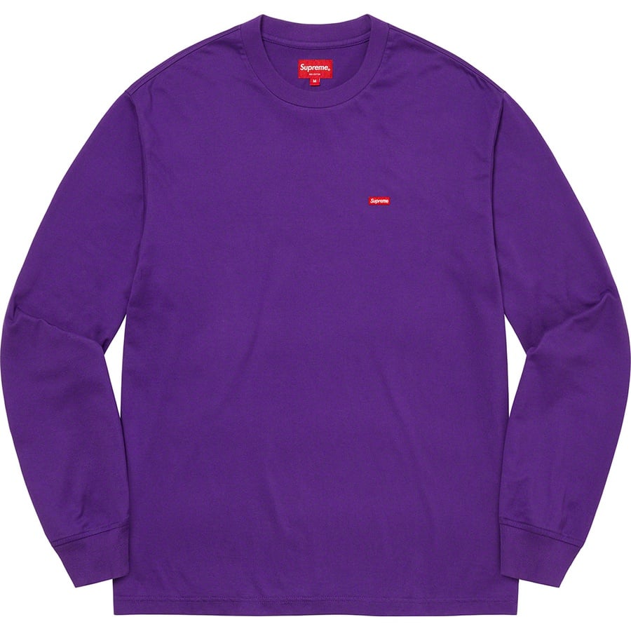 Details on Small Box L S Tee Purple from spring summer 2022 (Price is $68)