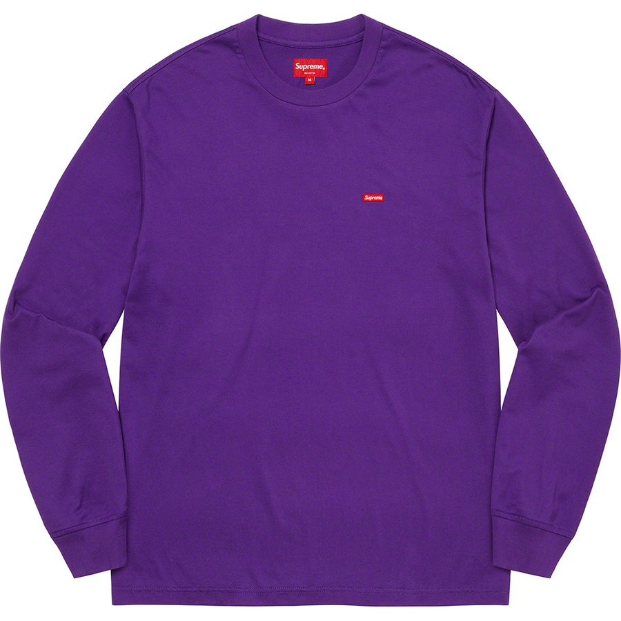 Details on Small Box L S Tee Purple from spring summer
                                                    2022 (Price is $68)