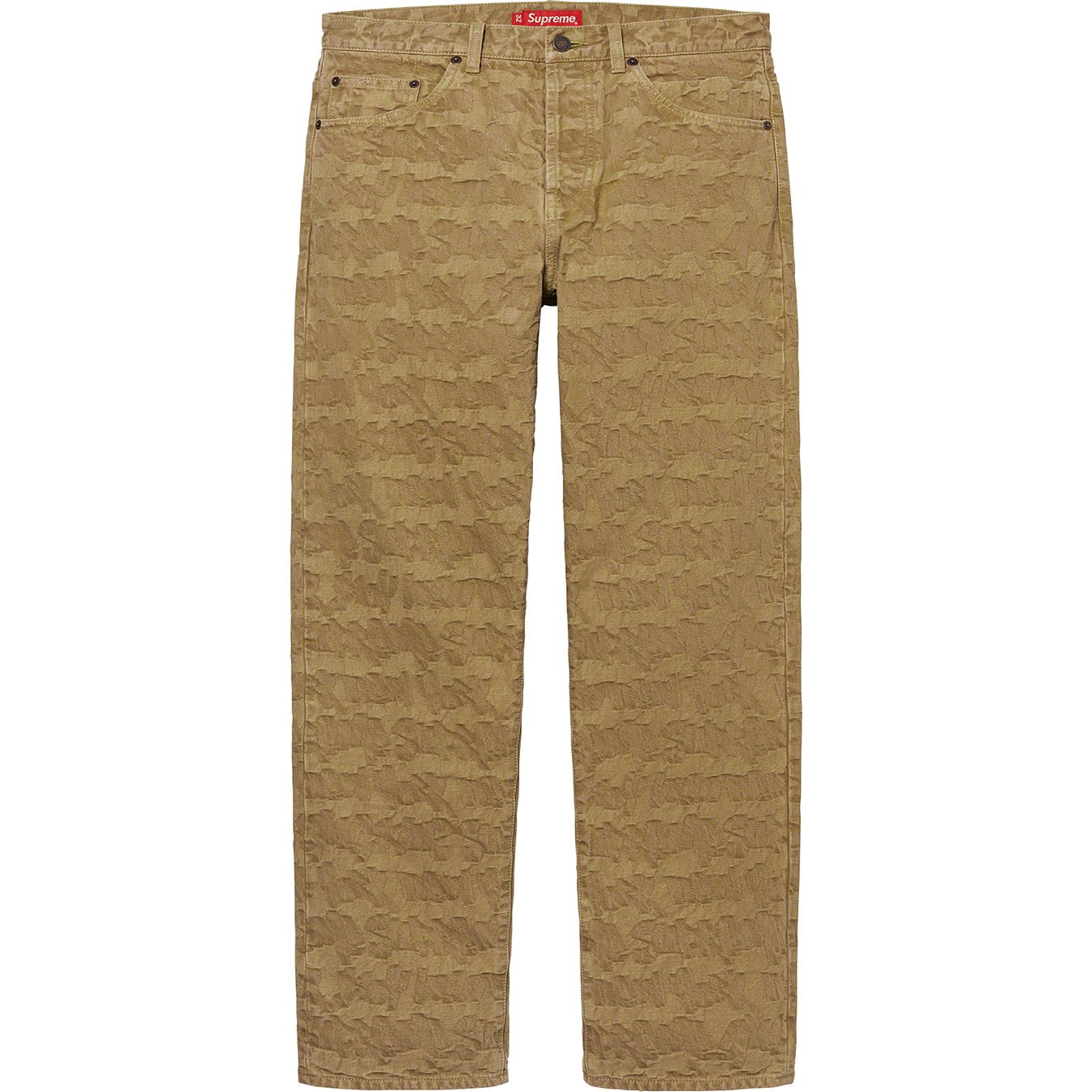 Fat Tip Jacquard Regular Jean - spring summer 2022 - Supreme