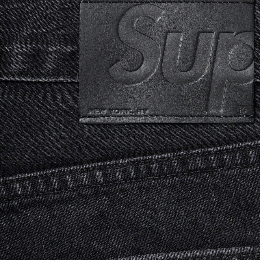 Details on Stone Washed Black Slim Jean Washed Black from spring summer
                                                    2022 (Price is $158)