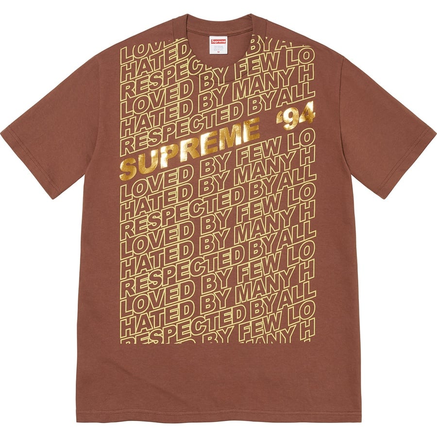 Details on Respected Tee Brown from spring summer
                                                    2022 (Price is $40)