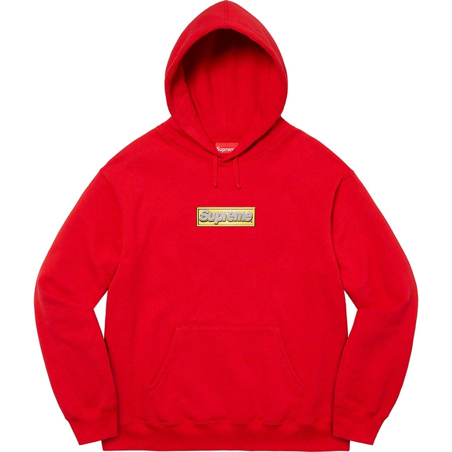 Details on Bling Box Logo Hooded Sweatshirt Red from spring summer
                                                    2022 (Price is $158)